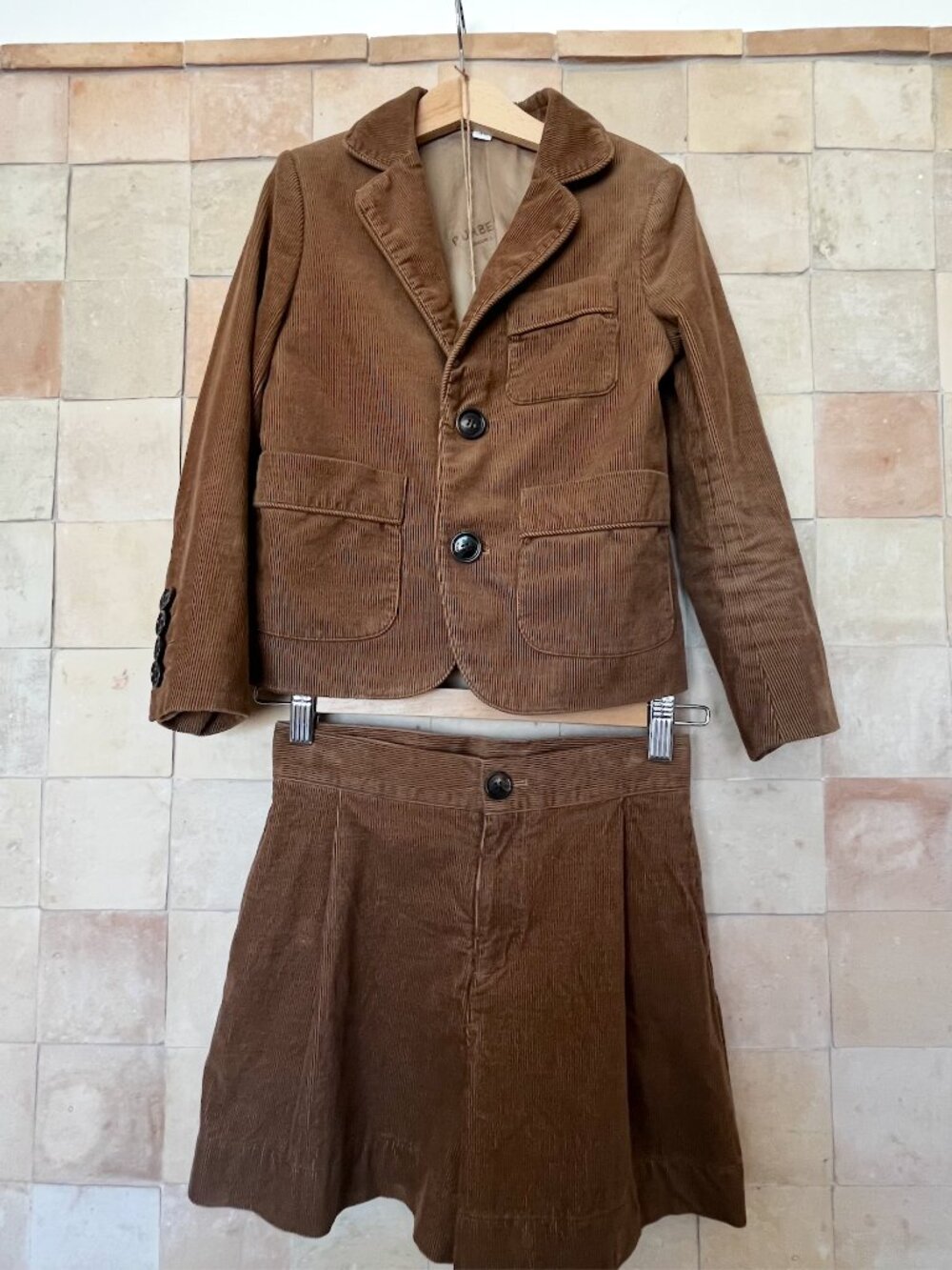 Burberry Corduroy Jacket and Shorts Size 8 - Picture 13 of 16